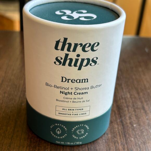 Dream Night Cream Bio-Retinol+Shorea Butter 1.76 oz Three Ships - Picture 1 of 8